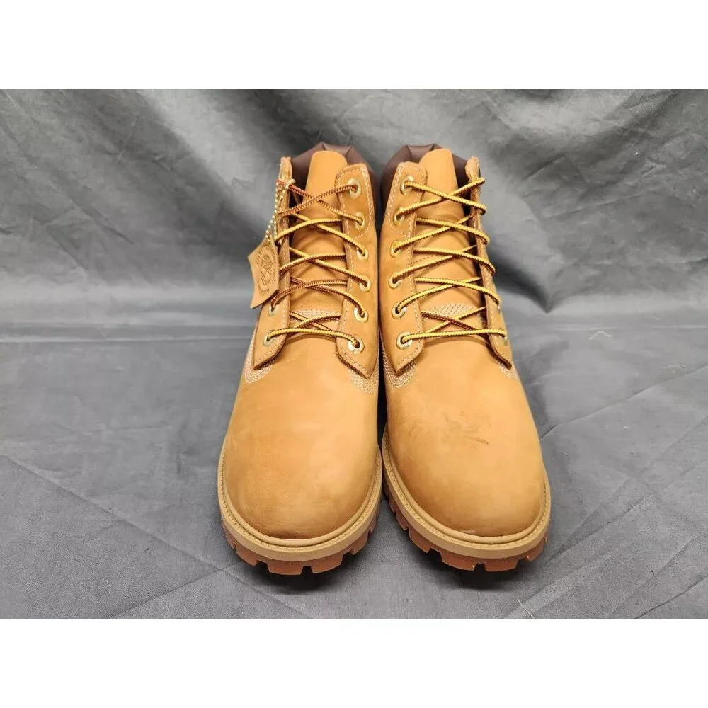Timberland Youth 6 Inch Premium Waterproof Boots Wheat Size 10 NEW NO BOX! - Picture 8 of 11
